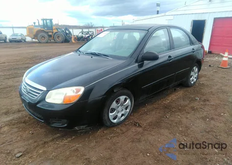 2008 Kia Spectra Ex z USA, uszkodzony, nr VIN KNAFE121585529012